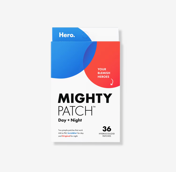 Hero Cosmetics Mighty Patch Day & Night – Parches Invisibles para Acné 24/7